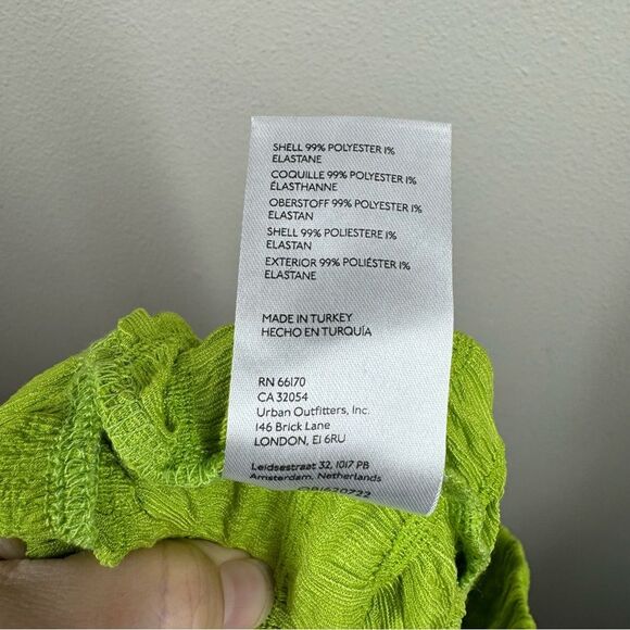 UO Urban Outfitters Tanya Pants Knot Bubble Textured Pull On Yoga Leggings Small - Picture 7 of 7